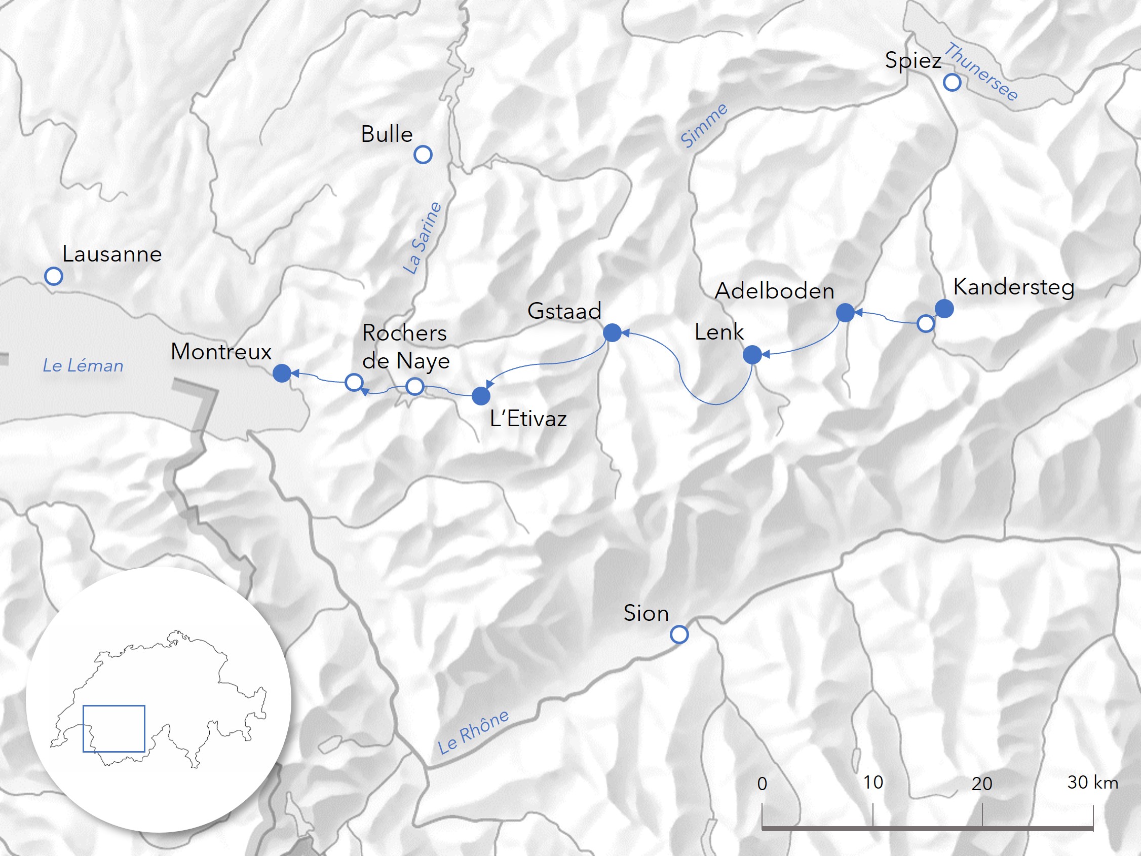 Via Alpina Finale Karte